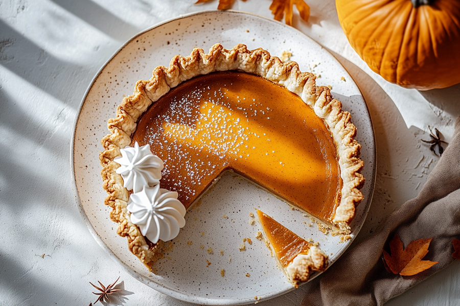 Vanilla Pumpkin Pie